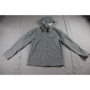Volcom Jacket Mens Medium Gray Bashi Hooded Coat Full Zip